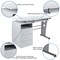 Emma and Oliver Desk with Three Drawer Single Pedestal and Pull-Out Keyboard Tray